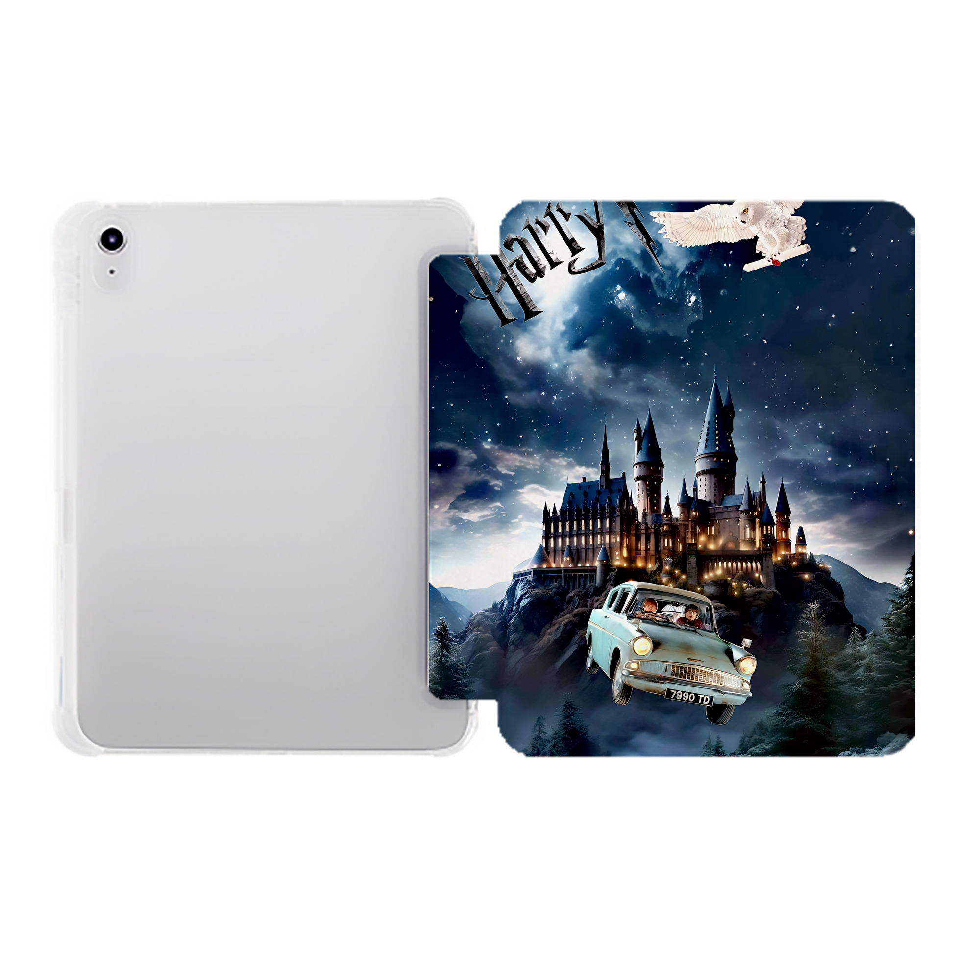 （画像用） Harry Potter ハリー・ポッターシリーズ IPad ケース ペン収納付き 三つ折りスタンド PUレザー×シリコン 対応機種9.5/10.5/10.9インチ